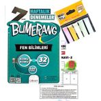 Günay Yayınları 7.sınıf Bumerang Fen Bilimleri Deneme-Her Deneme 15 Soru-Toplam 480 Soru