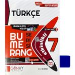 Günay Yayınları 7. Sınıf Bumerang Türkçe Defter - Silgi