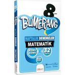 Günay Yayınları 8. Sınıf Matematik Bumerang Konu Konu Haftalık Denemeler