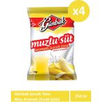 Günbak 250Gr Muzlu Süt Aromalı İçecek Tozu x 4 Adet - 250 gr
