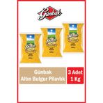 Günbak Altın Bulgur Pilavlık 1 Kg X 3 Adet