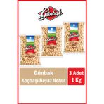 Günbak Koçbaşı Beyaz Nohut 1 Kg X 3 Adet