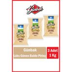 Günbak Lüks Gönen Baldo Pirinç 1 Kg X 3 Adet