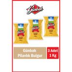 Günbak Pilavlık Bulgur 1 Kg X 3 Adet