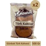 Günbak Türk Kahvesi 500GR x 2 Adet - 1 kg