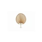 Gunbo Home Aura Large Boy Palmiye Yaprağı Duvar Süsü, Japon Yelpazesi Bohem Stil Dekorasyon, 43 X 30 Cm Bej