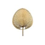 Gunbo Home Aura X-large Boy Palmiye Yaprağı Duvar Süsü, Japon Yelpazesi Bohem Stil Dekorasyon, 56 X 41 Cm Bej