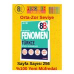 Güncel Kurmay 8.Sınıf Türkçe Fenomen B Soru Bankası Soru Bankası Seti(Orta Zor)+Kalem