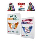 Güncel Tyt Fizik-Tyt Ayt Geometri Örnek Çözümlü Konu Anlatım Seti+Kalemlik