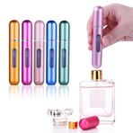GüncelÇarşı 5 ADET Mini Cep Parfüm Şişesi, Dolabilir Taşınabilir Atomizer Parfüm, Koku, Kolonya Şişesi