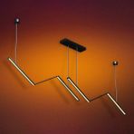 Gündoğdu Aydınlatma Dekoratif Modern Lightning LED Avize Sarkıt Lineer Aydınlatma - Siyah