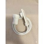 gündüz elektromarket Tekli Uzatmma Kablosu 5m Ultra Ince Fiş Dar Alanlarda Maksimum Yer Tasarruflu Sağlar - Beyaz - 5 M