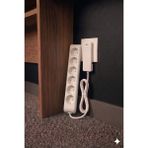 Gündüz Elektromarket Ultra Ince Fişli Uzatma Kablosu 6’lı (1,5m)Dar Alanlar Için Şık ve Pratik Çözüm! - Beyaz - 1,5 Metre