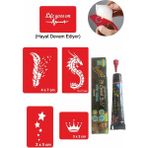 Güneş Avm Favori Modeller Hint Kınası ile Geçici Dövme Yapma Seti
