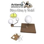 Gunes Dunya Ay Modeli 2 Paket Gezegen Maketi Deney Seti Gunes Sistemi Modeli Okul Ders Deney Seti Kendin Yap