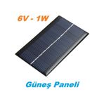 Güneş Enerji Paneli Solar Panel 6 V 1 W 200 Mah Arduino Güneş Pili