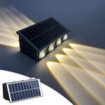Güneş Enerjili Dış Mekan Bahçe Duvar Lambası - Cata Kos Solar LED Aplik - IP65 Su Geçirmez, 3