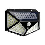 Güneş Enerjili Lamba Led Sokak Dış Ortam Solar Bahçe Aydınlatması Su Geçirmez Sensörlü (100 Led)