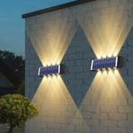 Güneş Enerjili Led Aplik Ct 8010 - Solar Enerjili Bahçe Aydınlatm