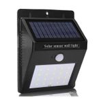 Güneş Enerjili Sensörlü 20 LED Solar Bahçe Lambası