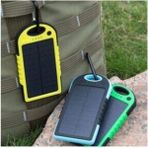 Güneş Enerjili Solar Powerbank 10000 Mah white - Şeffaf