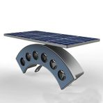 Güneş Enerjili Su Geçirmez Dış Mekan Ağaç Spotu 6 Ledli Solar Bahçe Dekoru Sütun Aydınlatma (Gün ışığı)