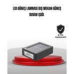 Güneş Enerjili Su Geçirmez Led Duvar Lambası Mir46856670