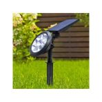 Güneş Enerjili Yeşil Led Çim Lambası, Bahçe Aydınlatma İçin