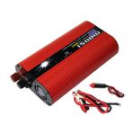 Güneş Enerjisi Çevirici Modifiye Sinüs Güç Çevirici 1500W - 220V-240V AC Güç Çevirici RV Araba için Çift USB Bağlantı Noktası