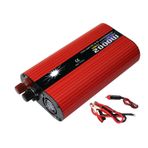 Güneş Enerjisi Çevirici Modifiye Sinüs Güç Çevirici 2000W - 220V-240V AC Güç Çevirici RV Araba için Çift USB Bağlantı Noktası