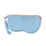 Güneş Gözlüğü Kılıfı Yumuşak | Silikon Gözlük Kesesi | Spor Kayak Yüzme Balıkçılık Binicilik Havuz Plaj Tatil İçin Çizilmeye Dayanıklı Kordonlu Fermuarlı Lens Kabı