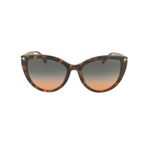 Güneş Gözlüğü Tom Ford FT 0915 Isabella - 02 55P Parlak Vintage Koyu Havana/Gradien, 55p, 56/18/140, 55P, 56/18/140