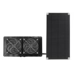 Güneş Havalandırma Egzoz Fanı 10W Güneş Powered Egzoz Fanı, Çift Fanlar Tasarımı, Eşit Isı Dispidasyonu Ile Tavuk Kümesi Için Kararlı Çalışma