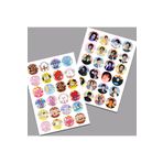 Güneş Kırtasiye BTS BT21 ikili set 40mm Sticker 48 Etiket