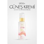 Güneş Kremi SPF50+ 100 ML | Gülsuyu ile Zenginleştirilmiş - Winter & Summer Sun Shield - UVA & UVB