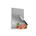 Güneş Krom Dekorasyon GKD 40x60 Cm Paslanmaz Çelik Tek Bükümlü Metal Tezgah Koruyucu Kesme Tahtası Hamur Açma Tezgahı