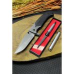 Güneş Outdoor 21 cm Borwning Çelik Çakı ve Gizli Kalem Bıçak Seti - Standart