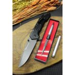 Güneş Outdoor 21 cm Browning Siyah Çakı ve Gizli Kalem Bıçak - Standart