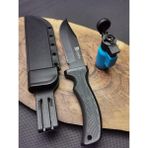 Güneş Outdoor Isme Özel Sert Kılıflı Avcı Bıçağı ve 1 Torch Lu Gazlı Çakmak - Standart