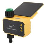 Güneş Paneli Ile WiFi Su Zamanlayıcı, WiFi Sprinkler Zamanlayıcı, Akıllı Sprinkler Uygulamalı Otomatik Sulama Denetleyicisi, Çim Için Otomatik Sulama Sistemi, Bahçe