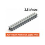 Güneş Paneli Montaj Profili Alüminyum 2,5 Metre Sigma Raylı