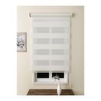 GÜNEŞ PERDE Beyaz Düz Stor Zebra Perde 220 X 240