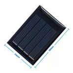 Güneş Pili 2V 50mA 34x50mm Solar Fotovoltaik Hücre Elektrik Üretici Panel Modül Pil Akü Batarya Oyuncak Proje Test Kaynak