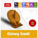 Güneş Saati – Çocuklar Için Eğitici Ahşap Stem Oyuncak | Junior Da Vinci Bilim Seti