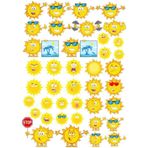 Güneş Sticker Set 24 Parça Telefon, Tablet, Defter, Laptop Sticker