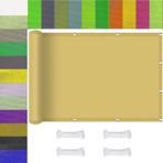 Güneş tentesi, 3 x 6,5 m (9,84 x 21,33 ft) Pes polyester, dik açıya dayanıklı, UV ışınlarına karşı dayanıklı, su geçirmez, güneş tentesi, sera örtüsü, bitki çiçeği, kum sarısı