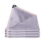 Güneşlik Ağı Güneş Koruyucu Gölgelik Kumaş Tente Çit Gizlilik Ekranı Bahçe Güneşlik Mesh Araba Güneş Kulübesi Gölgelik Alüminyum Folyo Güneşlik Ağı (Açık Pembe, 1X2M)