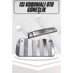 Güneşlik Koruyucu Lisinya Metalize Oto Araç Güneşliği Ön Cam İçin Pratik ve Kullanışlı Tasarım