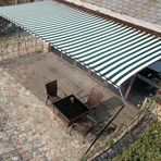 Güneşlik Net Gölge Bezi Anti-UV Güneşlik Ağı Su Geçirgen Güneşlik Yelken Kalın Güneşlik Ağları Balkon Güvenlik Çit Ağları Teras için Güneş Koruyucu Kumaş (Renk: A, Boyut: 6 x 10 m)