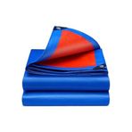 Güneşlik Net Güneş Koruyucu Gölge Bezi Büyük Tarp PE 0,32 mm Branda Su Geçirmez Kumaş Bahçe Güneşlik Ağı Yağmur Geçirmez Gölgelik Tenteler Yürüyüş Kamp Kulübesi Kumaş 4 Renk (Mavi, 2x0m)